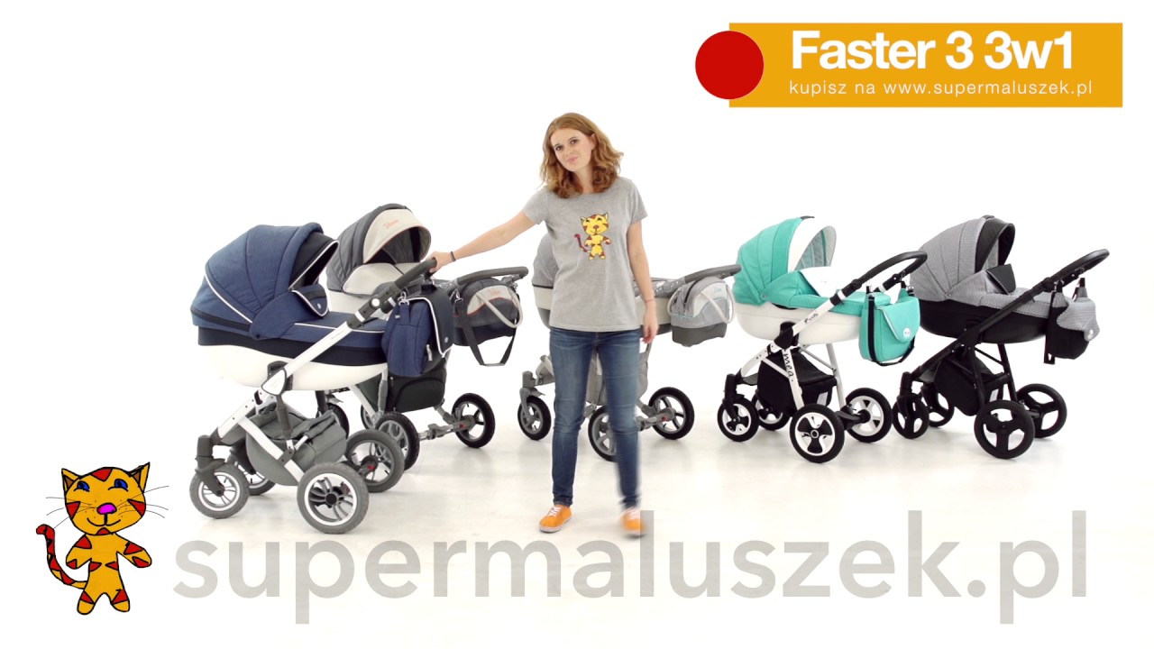 Faster 3 Baby Merc w kolorze niebieskim - www.supermaluszek.pl