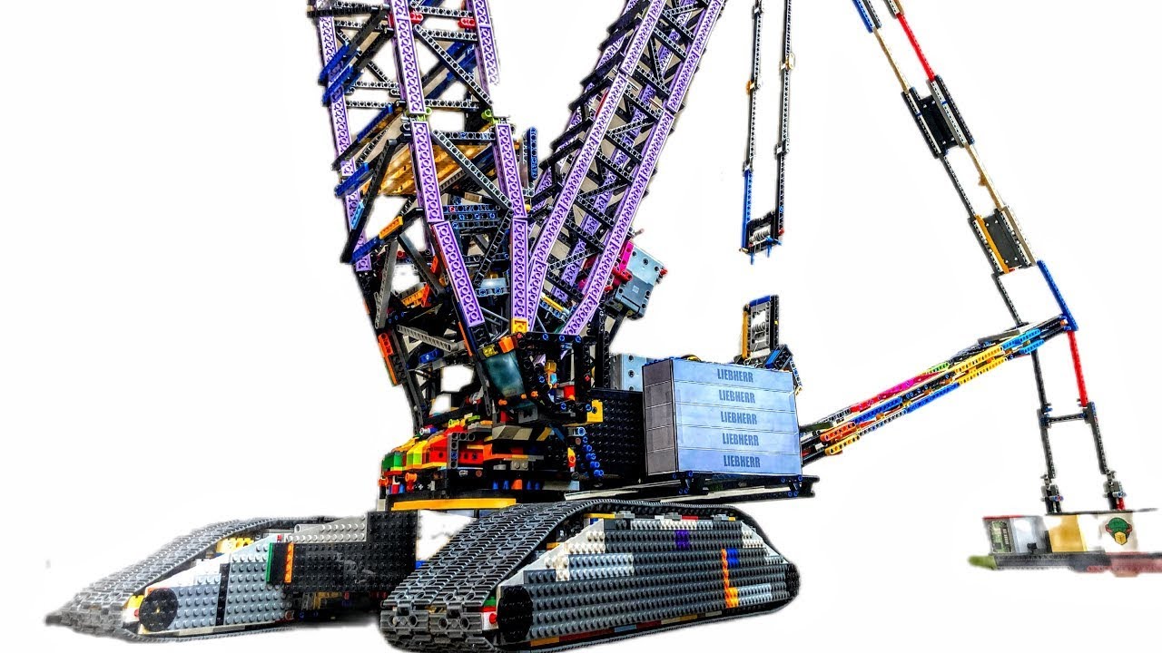 Модель крана на базе Liebherr LR12500. Часть 3.