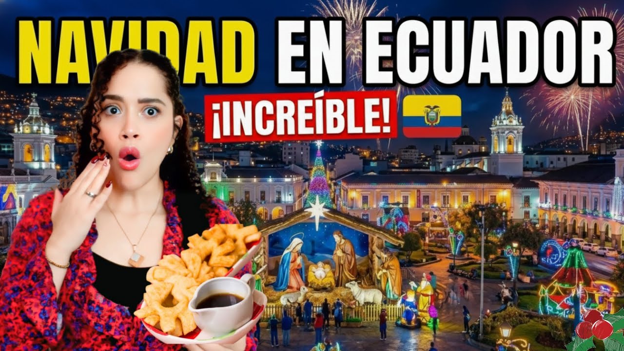 🤯 ¿Por qué TODOS ADMIRAN la Navidad en Ecuador? LO DESCUBRÍ 🇪🇨