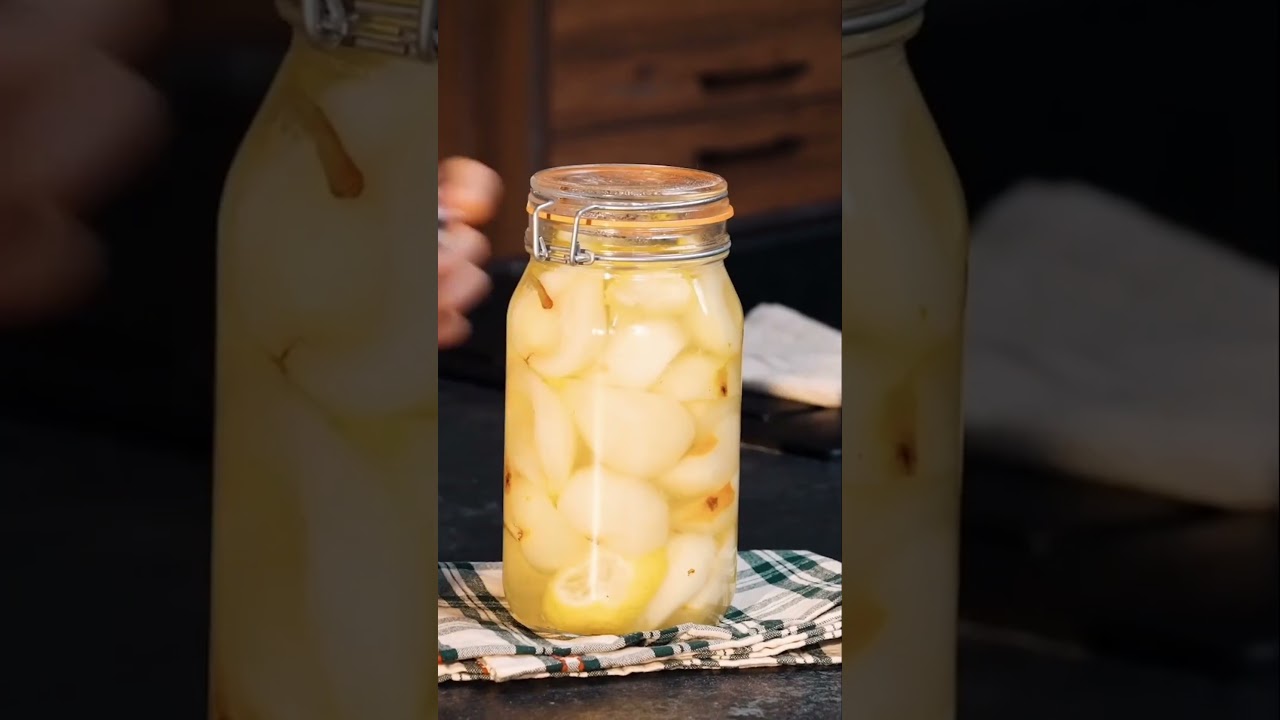 How to Make Delicious Pickled Pears  Easy Kitchen Hack!