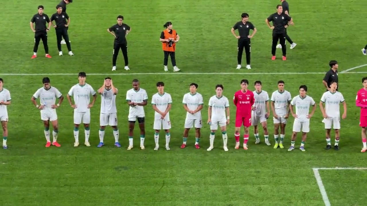 케이리그1 29R 전북현대 VS 대전하나시티즌 / 경기종료 후 / 낭만시티즌 /선수인사 / 졌지만잘싸웠다 / 아쉬움따윈없다