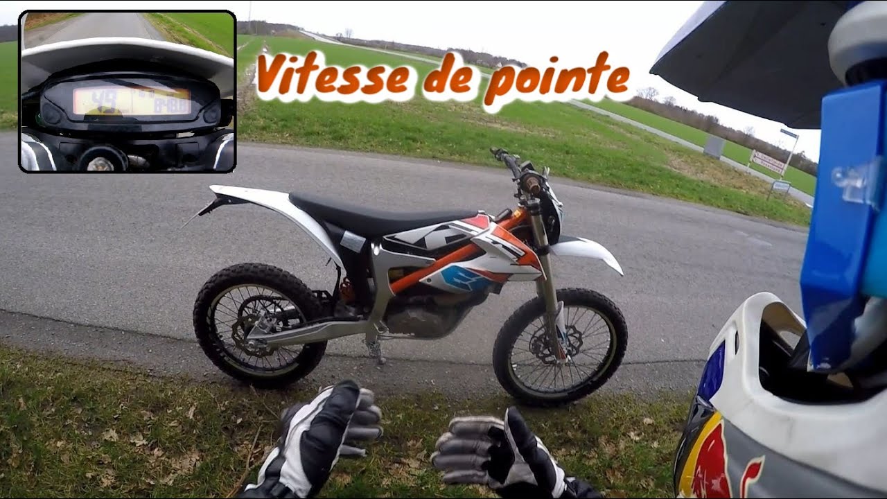 Vitesse max - Top speed KTM Freeride électrique ex-c 💯 🏁