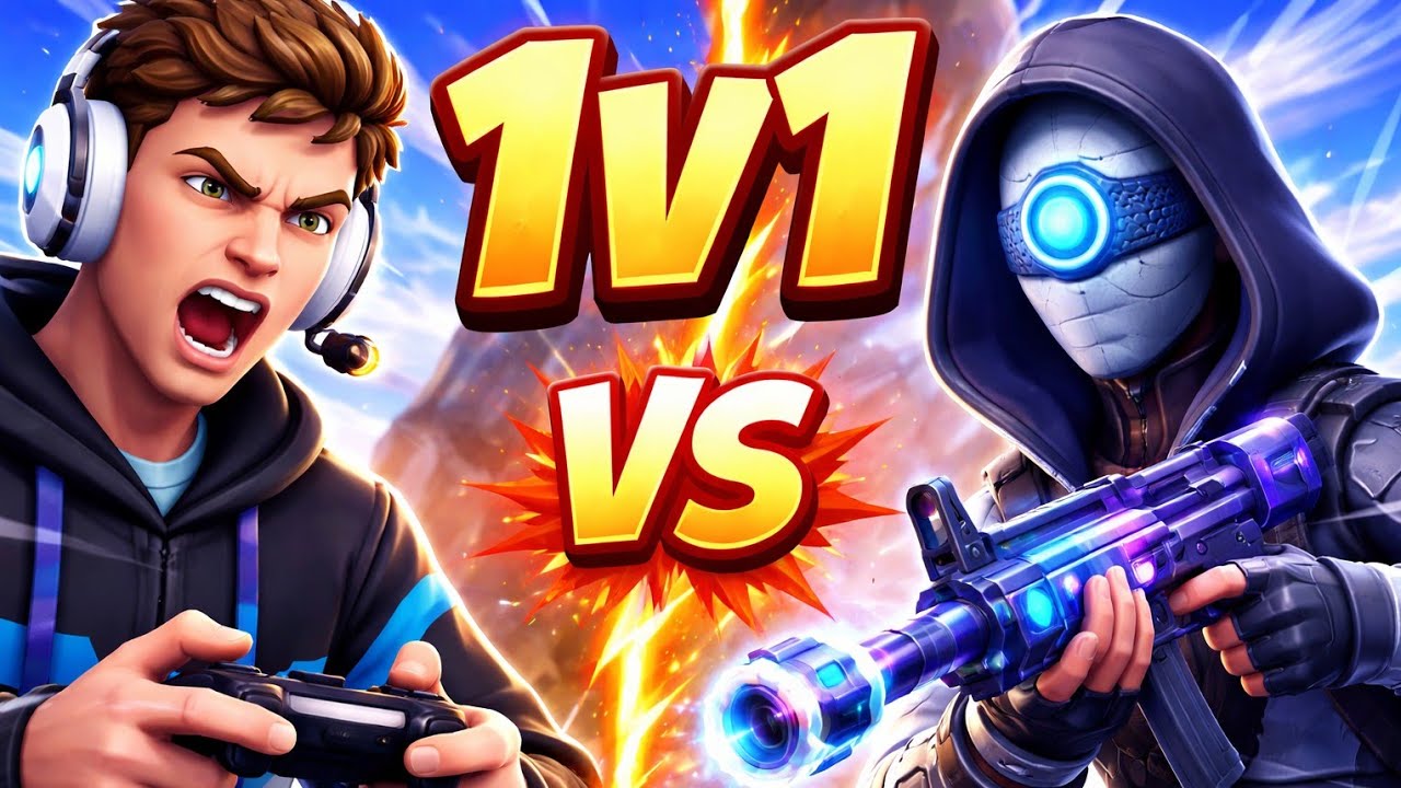 1v1 Against a Tryhard Focus Skin… 20likes:)