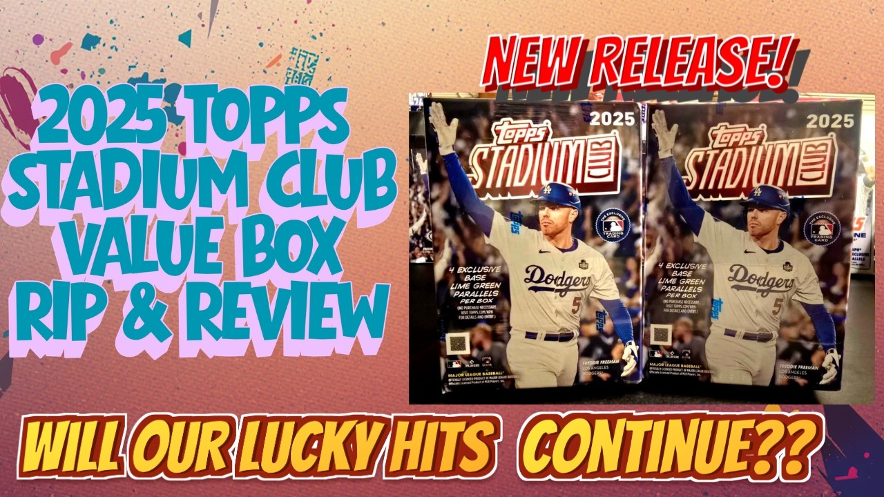 🚨НОВИНКА🚨 Обзор и распаковка коллекционной коробки Topps Stadium Club VALUE BOX 2025 года. Лучше ...