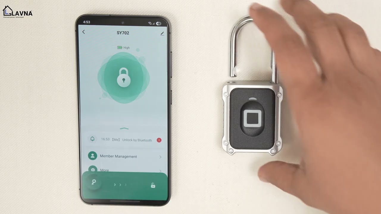 LAVNA LP41 Smart Padlock Setup Guide | LAVNA Locks