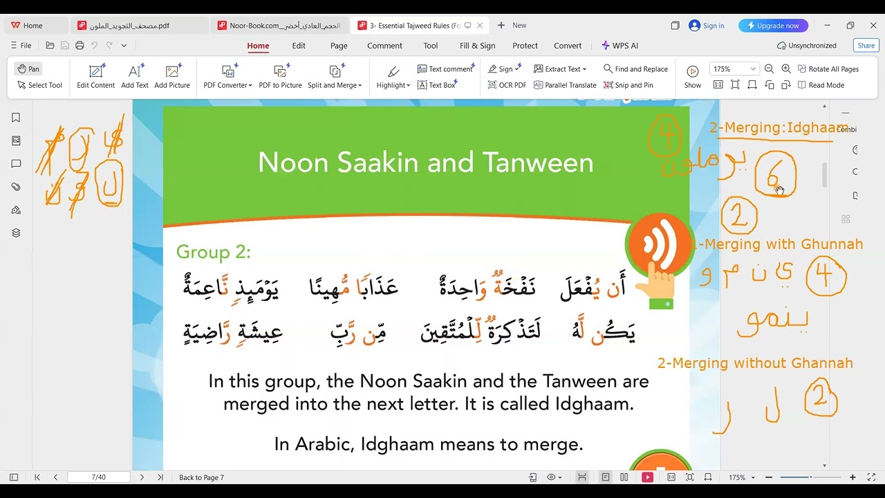 Merging to Non-Arabic speaking kids | Real class Example