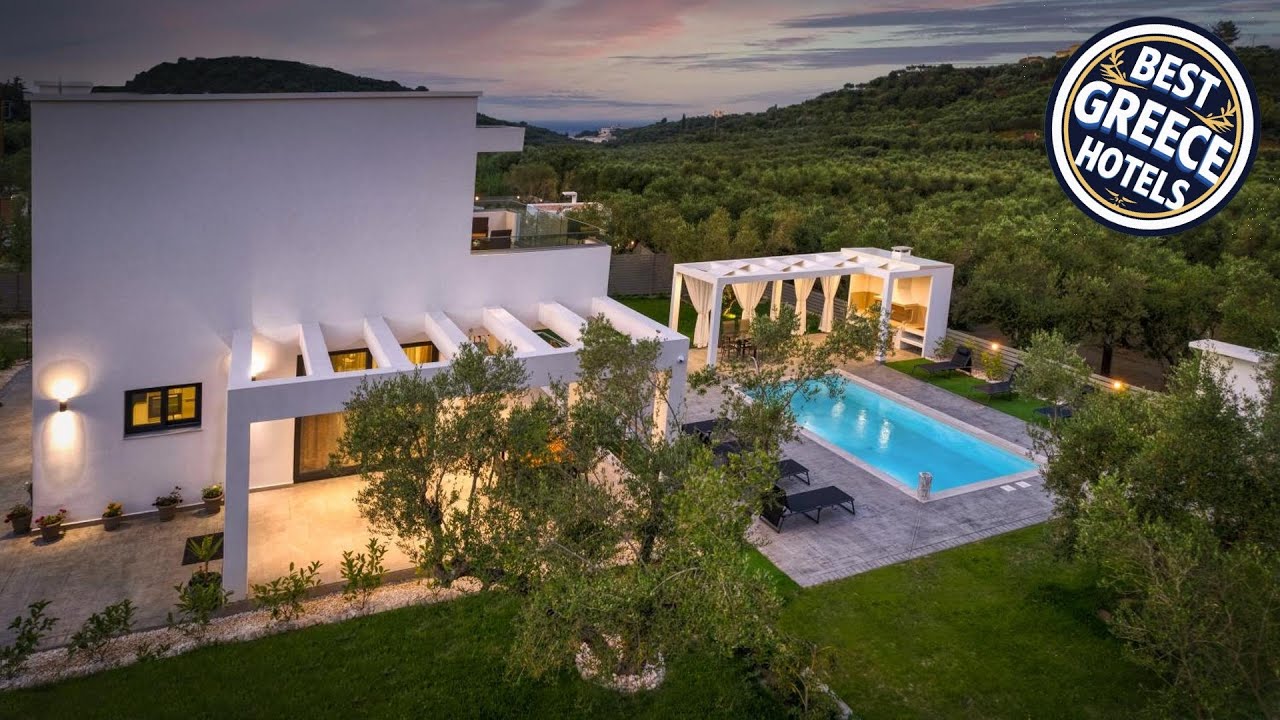 Johnny's White Luxury Villa | Gaitanion, Greece | Hotel Review ⭐