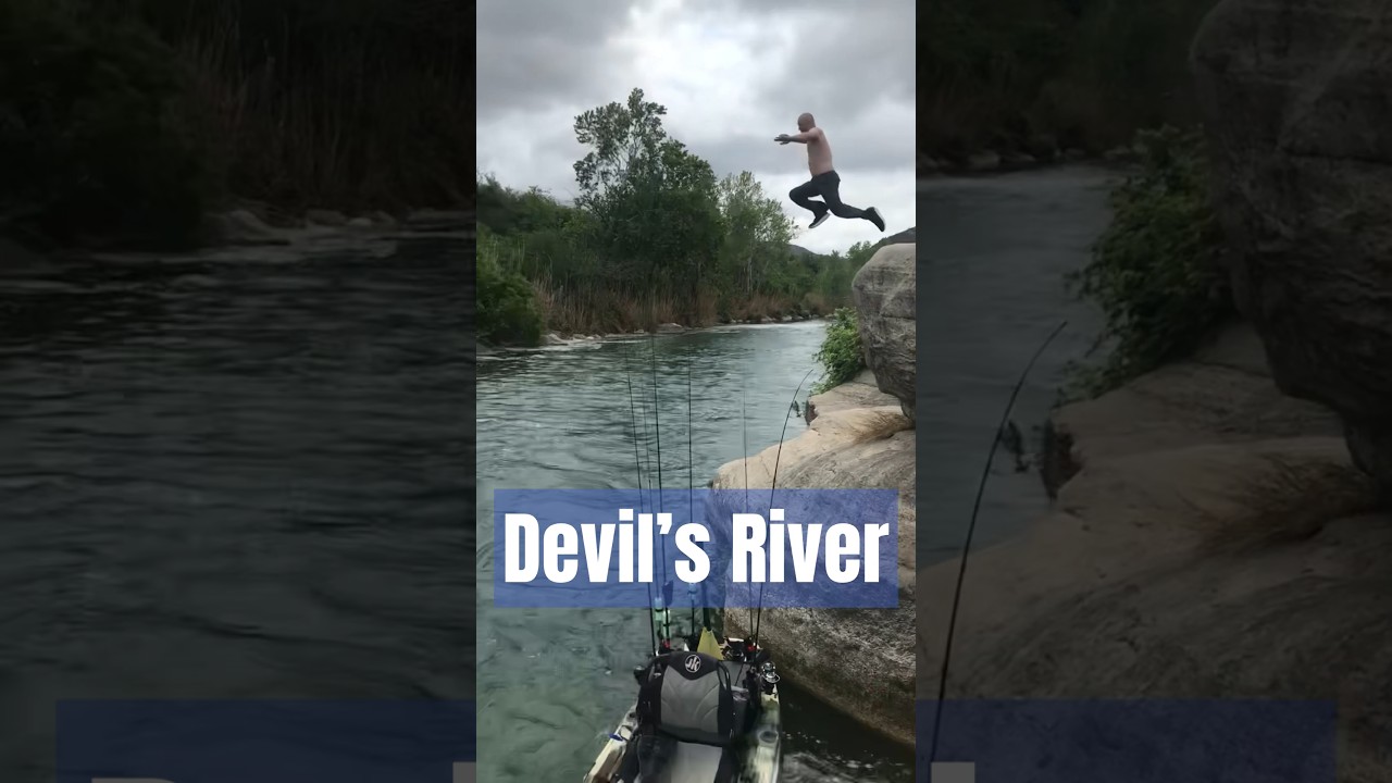 Devil&rsquo;s River Shenanigans #rivercamping #kayakfishingtips #kayaking #texas #hardthings