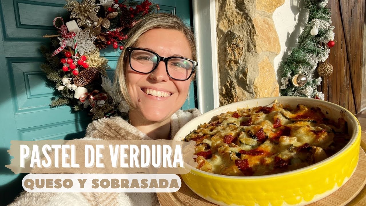 PASTEL de VERDURAS, QUESO y SOBRASADA *Receta Fácil y Rápida*