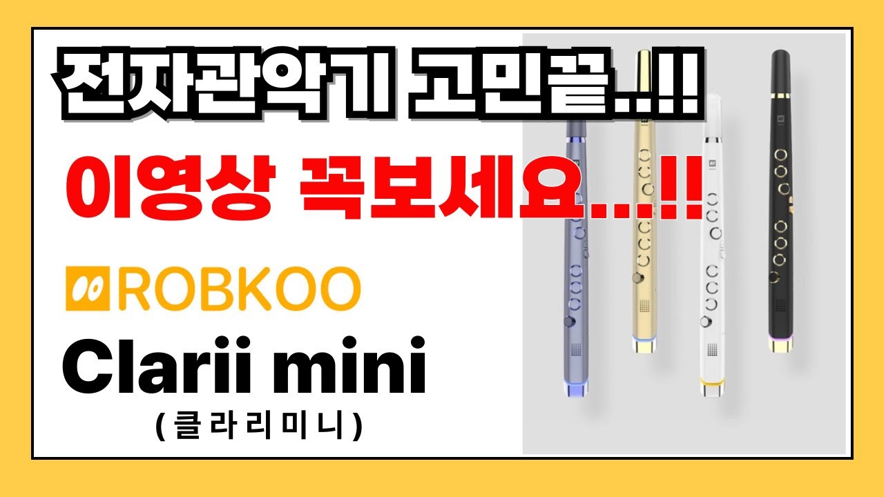 에어로폰 전자관악기 고민중이라면 이영상 꼭보세요. 클라리미니 리뷰
