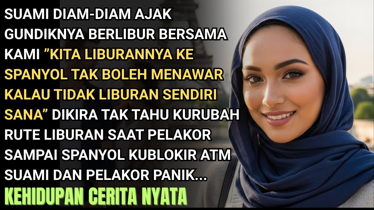 SUAMI DIAM DIAM AJAK PELAKOR LIBURAN KE SPANYOL MINTA AKU BIAYAI - KURUBAH RUTE LIBURAN DIA PANIK...