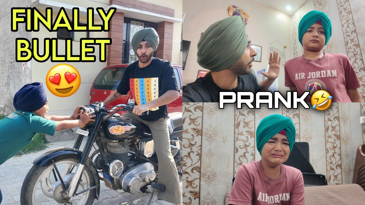 FINALLY BULLET MIL GYA😍 SEHAJ NU IRRITATE KRNA MEHNGA PE GYA🤣 - BEING BRAND