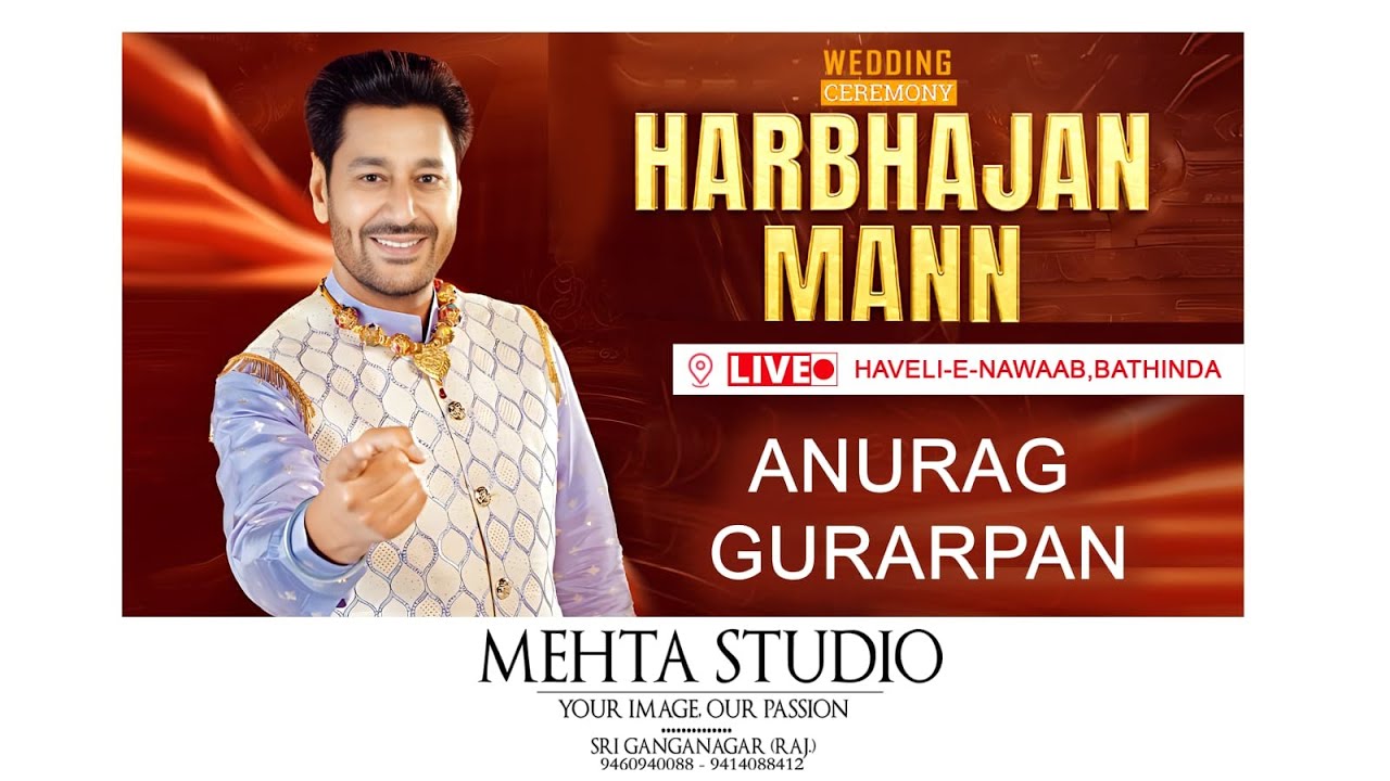 Harbhajan Maan Live l Mehta Studio SGNR