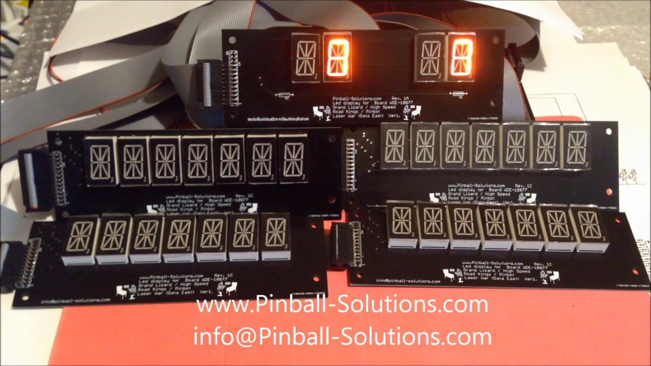 NEW D-10877 DISPLAY LED FOR PINBALL