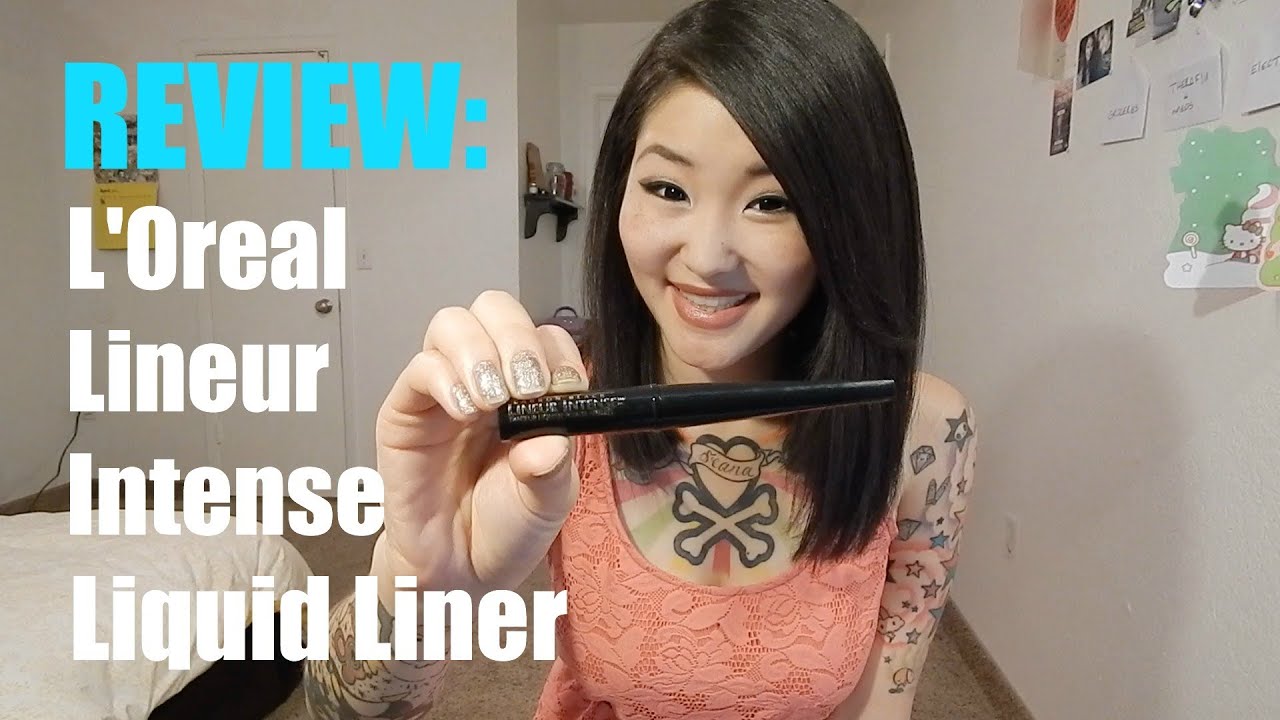 Eyeliner Review: L'Oreal Lineur Intense Felt Tip Liquid Liner | HelloHannahCho