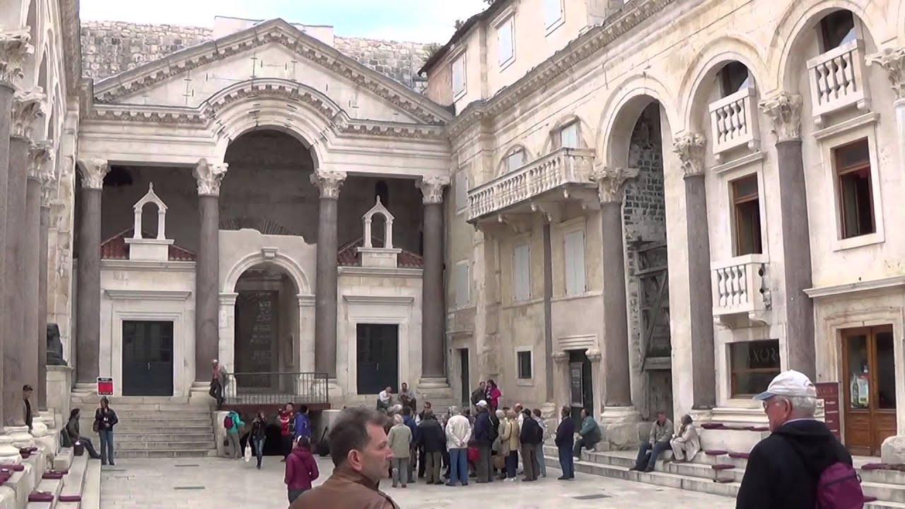 Diocletian's Palace, in Split, Croatia