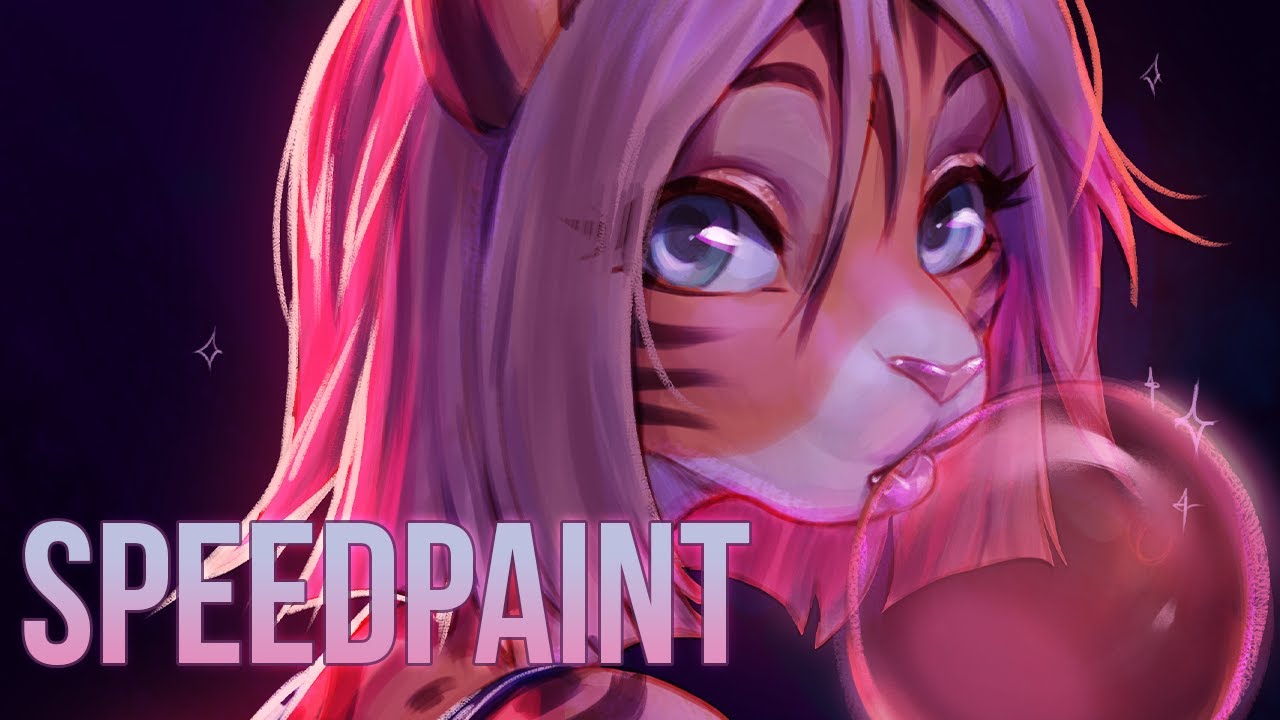 Pop star | Furry Digital Art SPEEDPAINT [ Photoshop ]