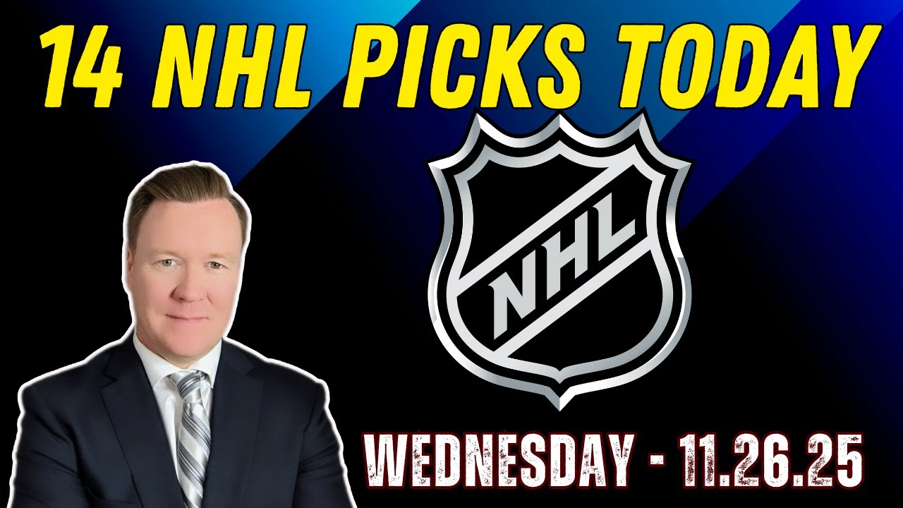 Wednesday 14 NHL Betting Picks l 11/26/25 l Vernon&rsquo;s Best NHL Bets, Expert Picks and Predictions