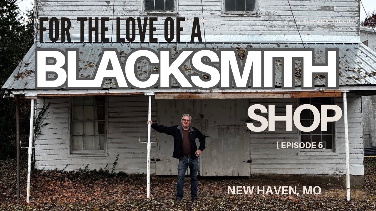 For The Love Of A Blacksmith Shop (Episode 5) Repairing original 1860’s window 