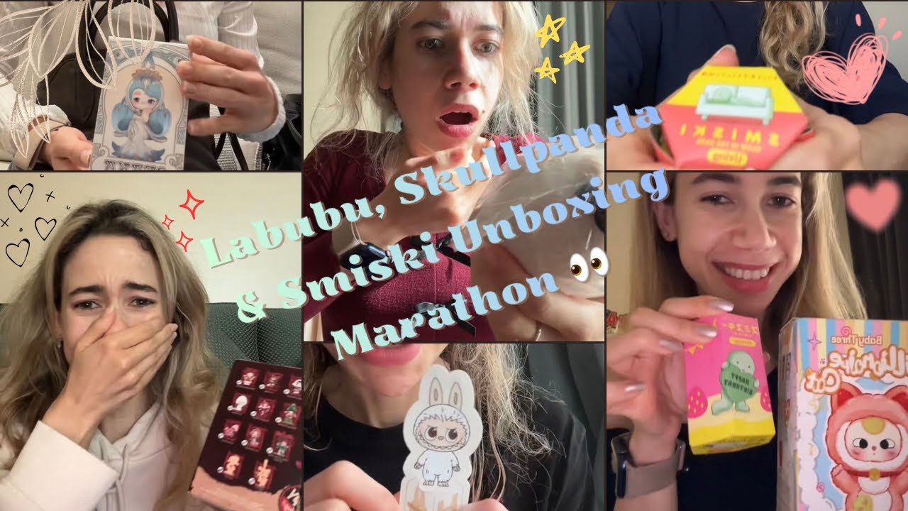 😨 Popmart & Smiski Unboxing😍 Here’s What Happened | #labubu #skullpanda  & more #unboxing #popmart 🫠