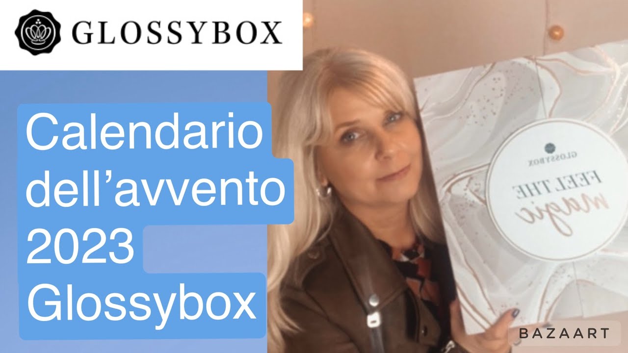 calendario dell'avvento della Glossybox 2023