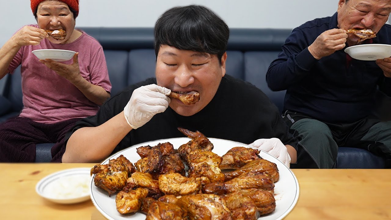 Успех диеты? Отказ? Праздничная курица, копченая в дубе!!