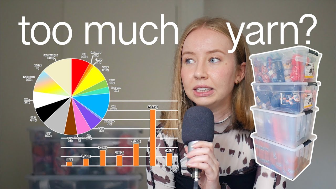 I used data to break my yarn habit (stash tour)