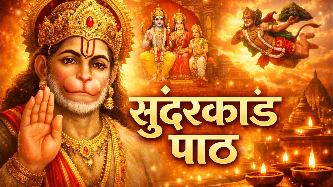 सुंदरकांड पाठ | पूर्ण सुंदरकांड पाठ हिंदी में | हनुमान जी कृपा के लिए अवश्य सुनें 🙏| Jai shree Ram 