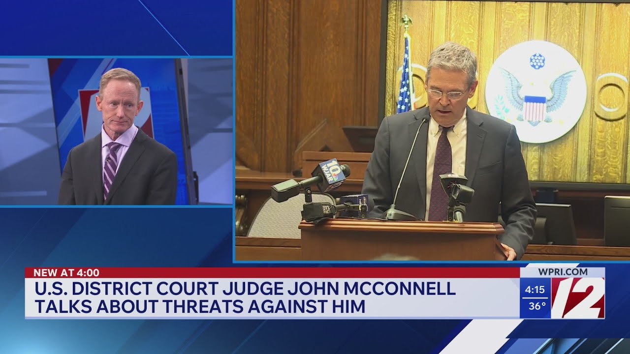 Globe Rhode Island's Ed Fitzpatrick on conversation with U.S. District Court Judge John McConnell