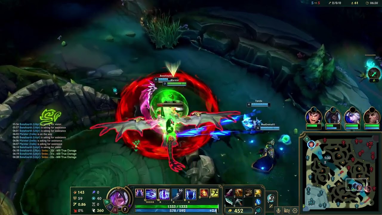 League of Legends - Irelia - 13/6/6 - 5v5 Ranked Solo - Win - 10:09pm