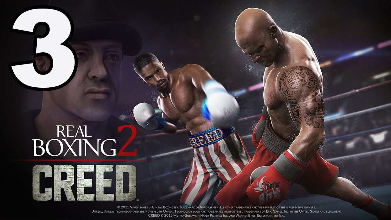 Real Boxing 2: CREED - Gameplay Walkthrough Part 3 - Creed Mode: Fights 3-5 (iOS, Android)