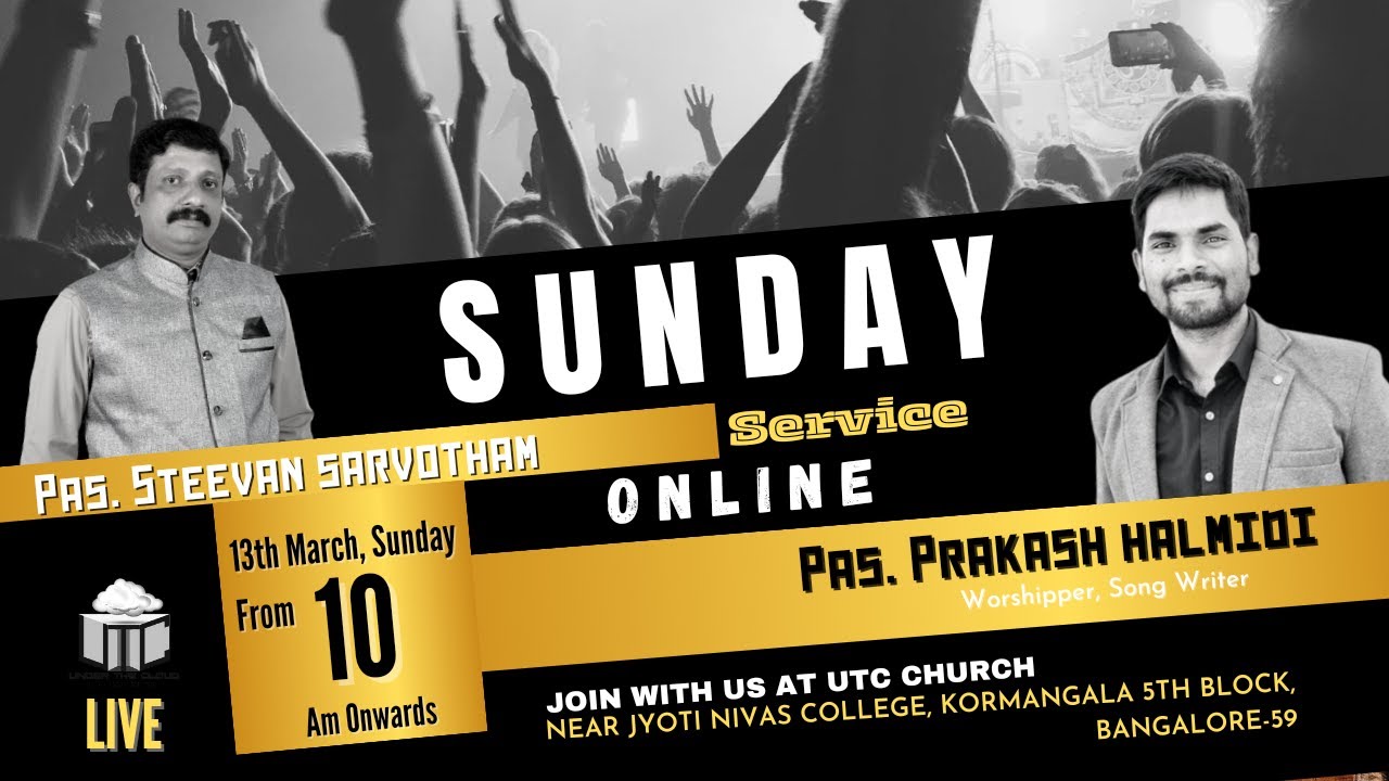 Sunday Service Online (13/03/21) | Ps. Prakash Halmidi