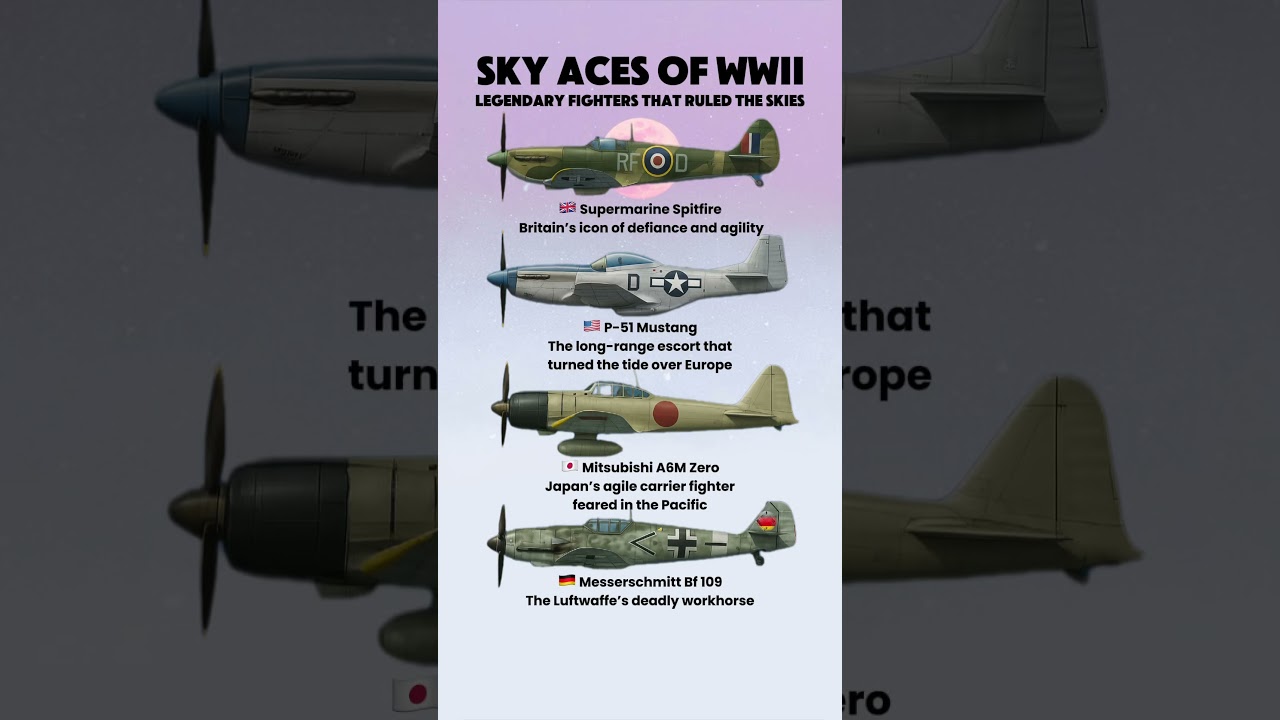 WWII Fighter Legends 🇺🇸🇬🇧🇩🇪🇯🇵 | Which Was the Best?