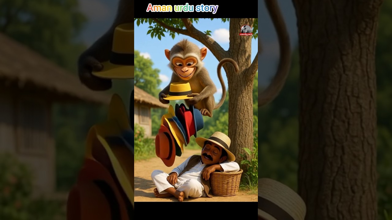 ٹوپی والا اور بندر 🐒 