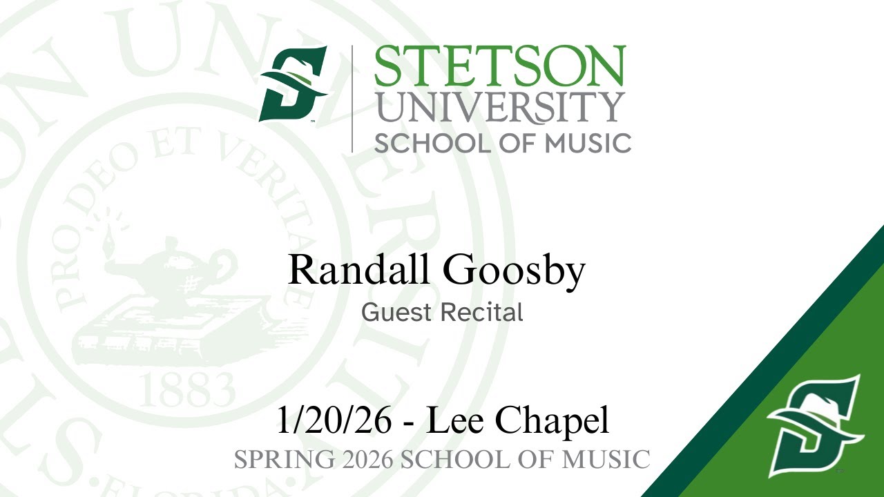 Guest Recital: Randall Goosby - Lee Chapel - 1/20/26