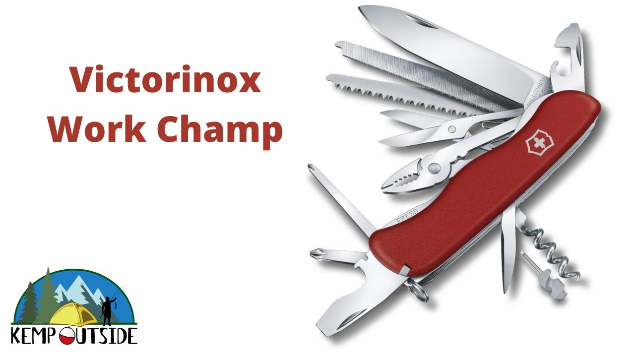 Обзор Victorinox Work Champ | Лучшие швейцарские армейские ножи для кемпинга, походов и отдыха на...