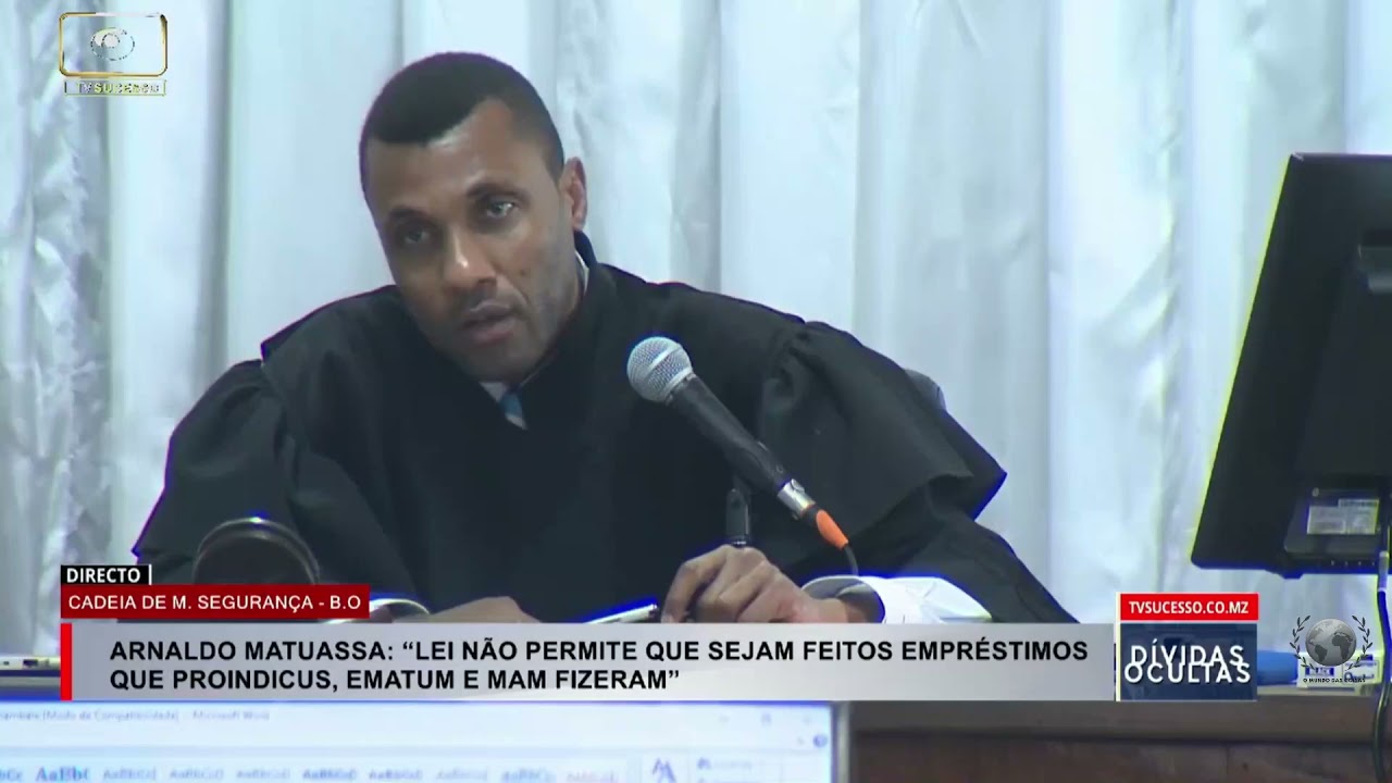AUDICAO DO DECLARANTE ARNALDO MATUASSA DO BANCO DE MO&Ccedil;AMBIQUE.