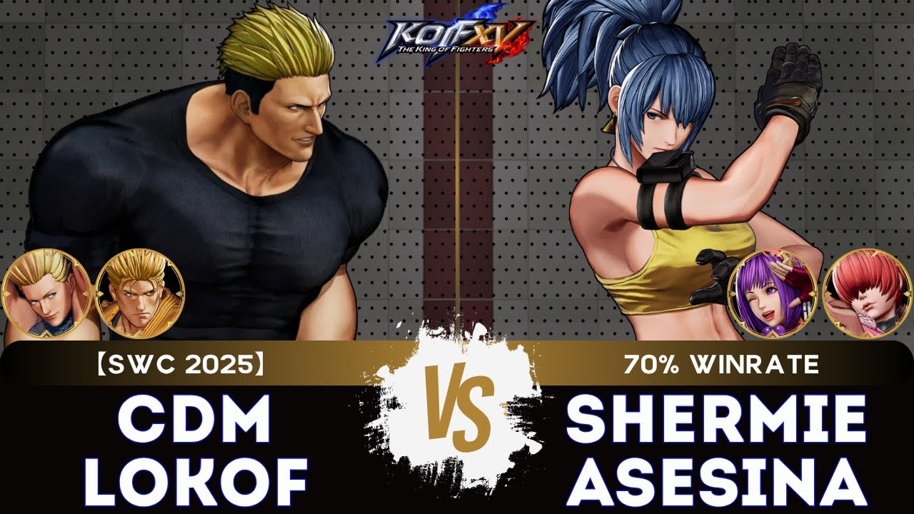 KOF XV🎞️CDM LOKOF (Yamazaki/Ryo/Beni) vs SHERMIE ASESINA (Leona/Athena/Shermie)🎞️Replay Match Part 5