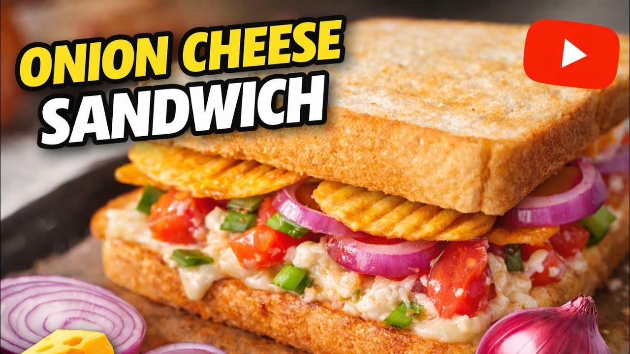 Onion Cheese sandwich | একদম নতুন রেসিপি | খরচও কম | সময়ও কম | আর একদম ঘরোয়া পদ্ধতিতে #recipe #food 