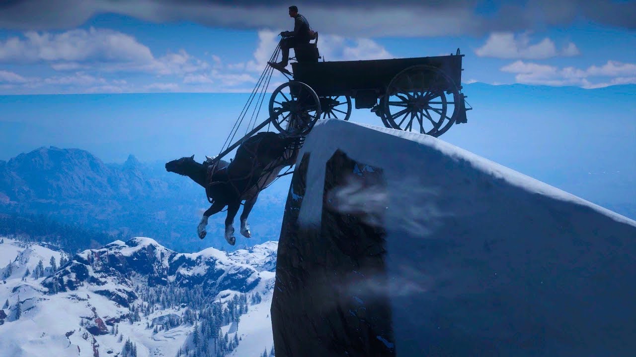EPIC Mountain HORSE Ragdolls - Red Dead Redemption 2 PC Mods Ep.1