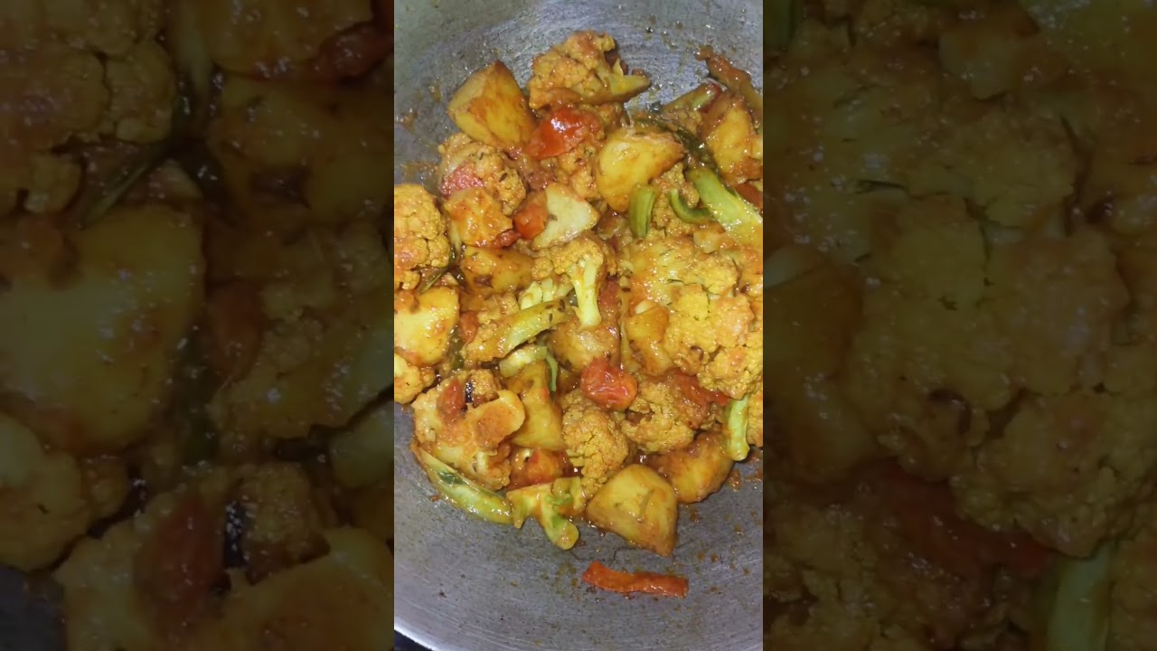 aloo phula kobi recipe kia khaiba aasa 🤤