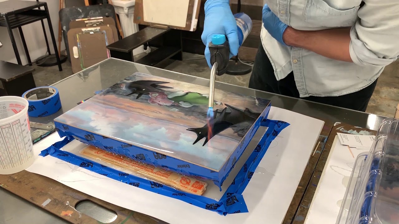 Giorgiko - Wonderfull gicl&eacute;e print resin pour