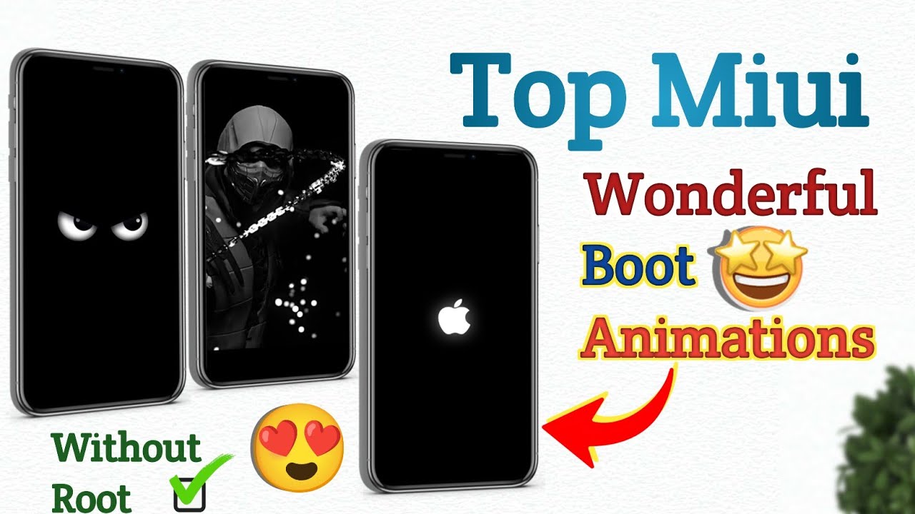 Top 5 Miui boot animations | Change Miui boot animations in Any Redmi & Poco devices | Miui 12,13&14