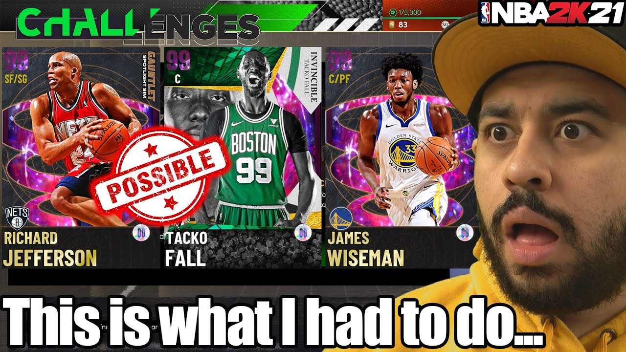 WE FINALLY COMPLETED THE MOST IMPOSSIBLE CHALLENGES FOR INVINCIBLE TACKO FALL IN NBA 2K21 MYTEAM