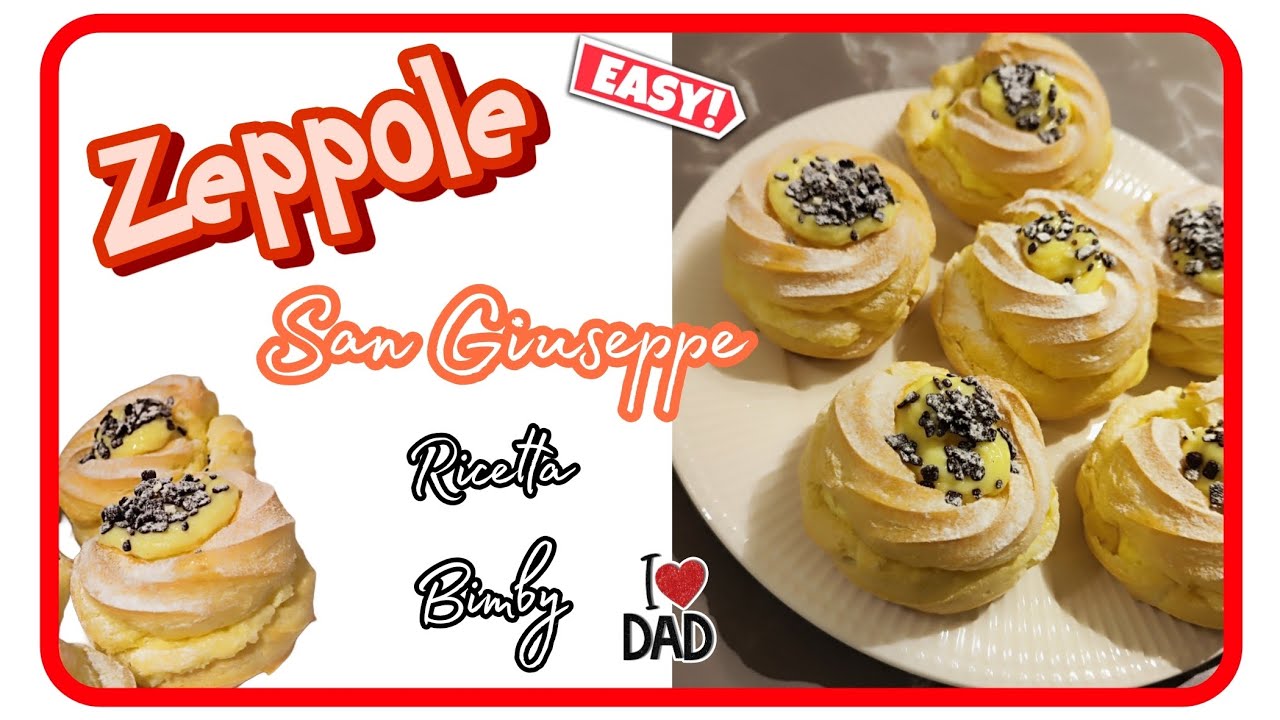 Zeppole di San Giuseppe Ricetta Bimby - ❤️ #food #zeppole #recipe 