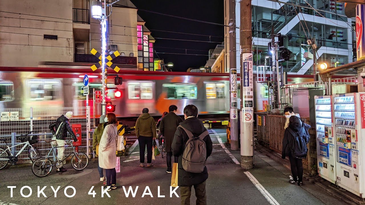 Tokyo 4K Evening Walk - Oyamadai to Jiyugaoka - HDR