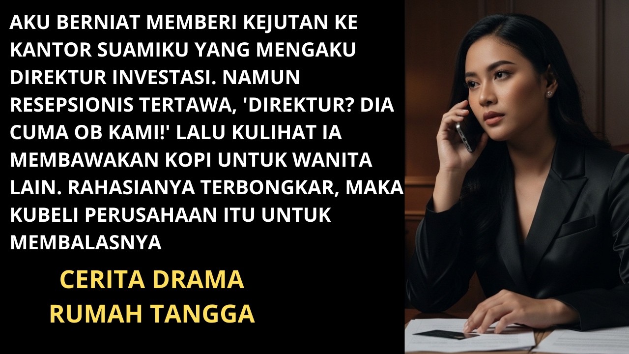 SUAMIKU MENGAKU DIREKTUR INVESTASI, TERNYATA CUMA OB! AKU BALAS DENGAN MEMBELI PERUSAHAANNYA....