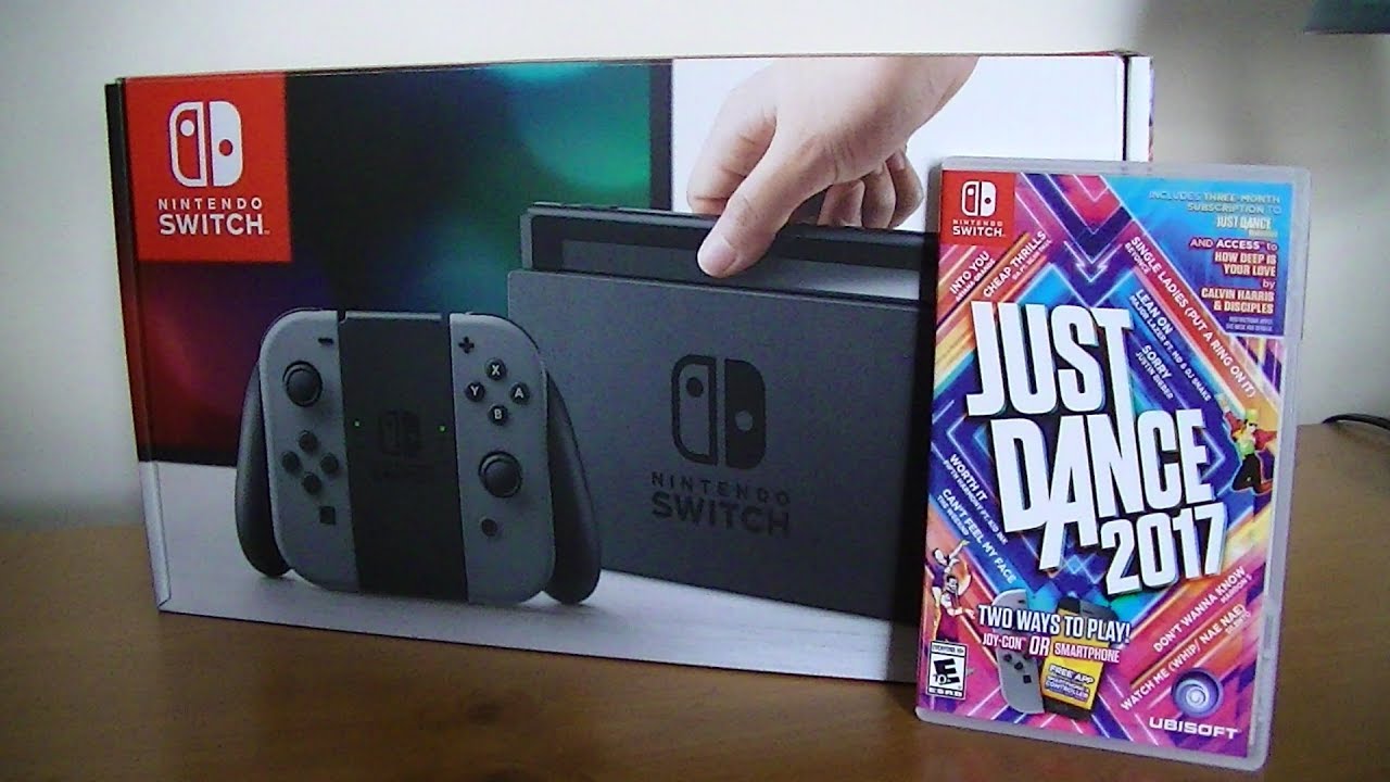 Полуночный запуск Nintendo Switch и Just Dance 2017 — распаковка!!!!!