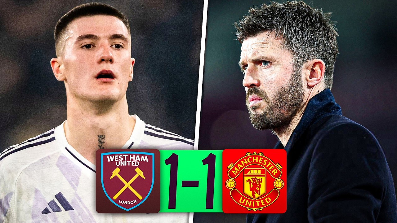 SESKO BAILS OUT CARRICK TO KEEP HIM UNDEFEATED | WEST HAM 1-1 MAN UTD 