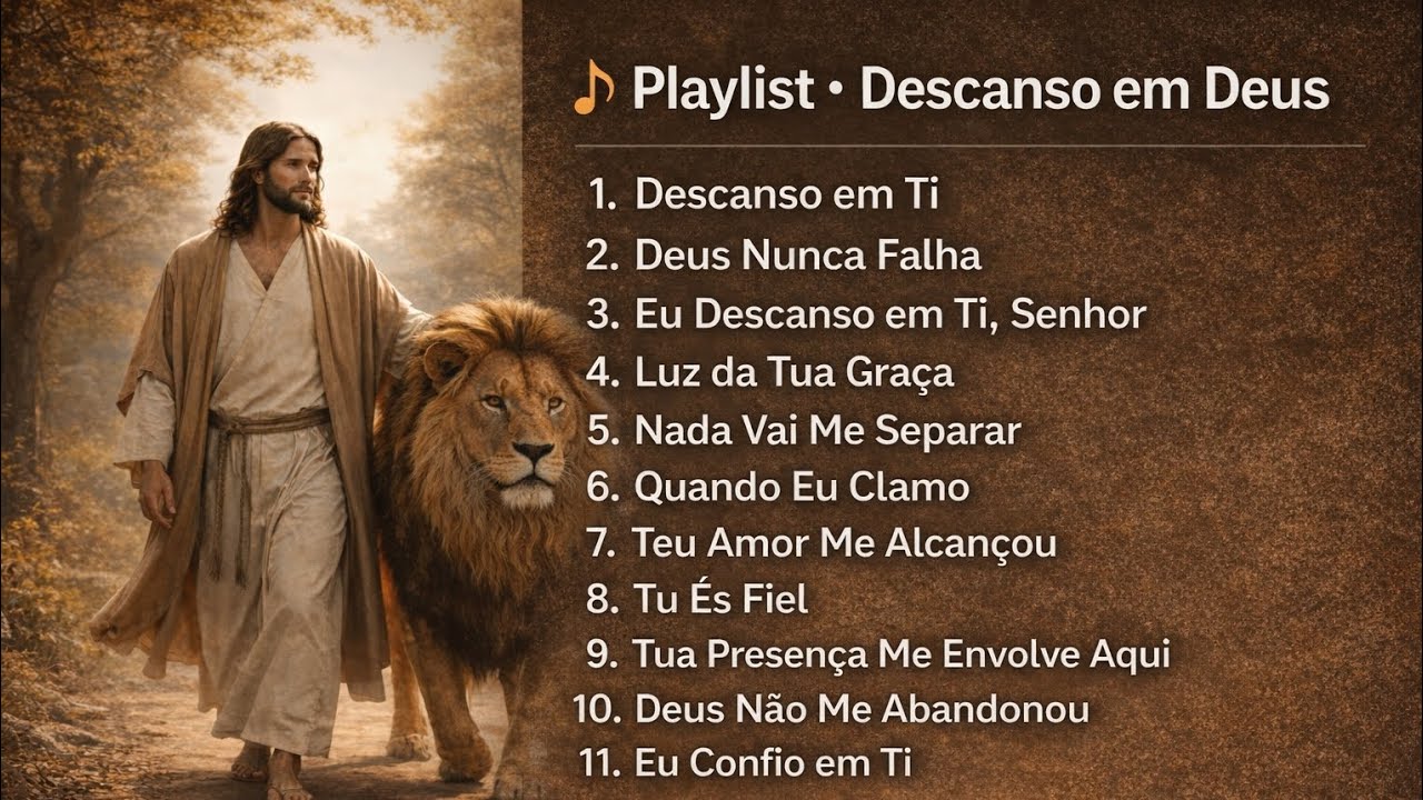 LOUVORES PARA DESCANSAR EM DEUS 